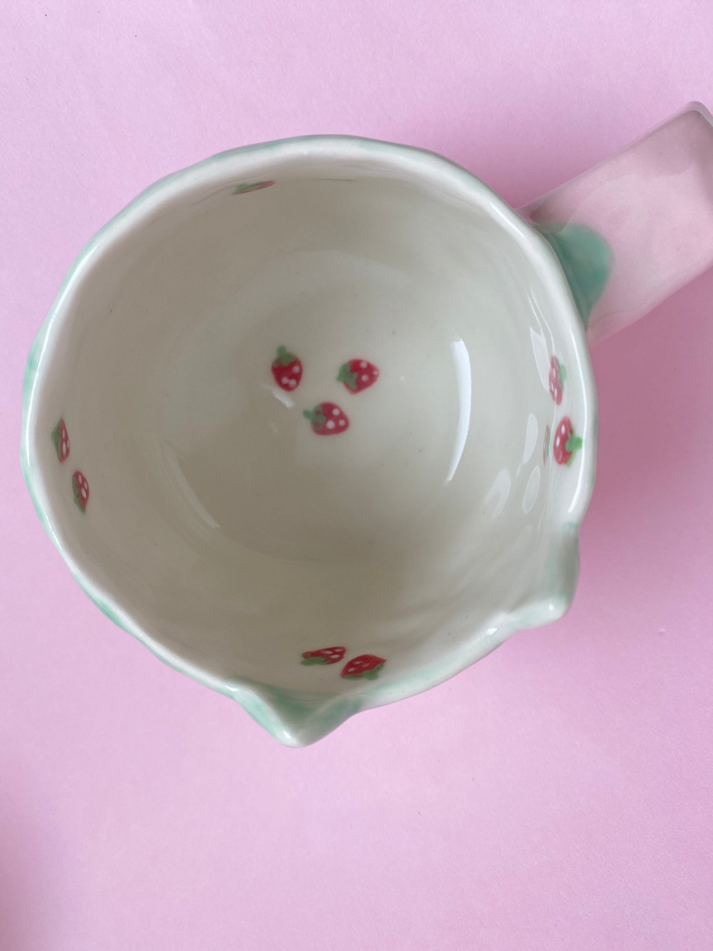 Handmade ceramic cat mug 🐱